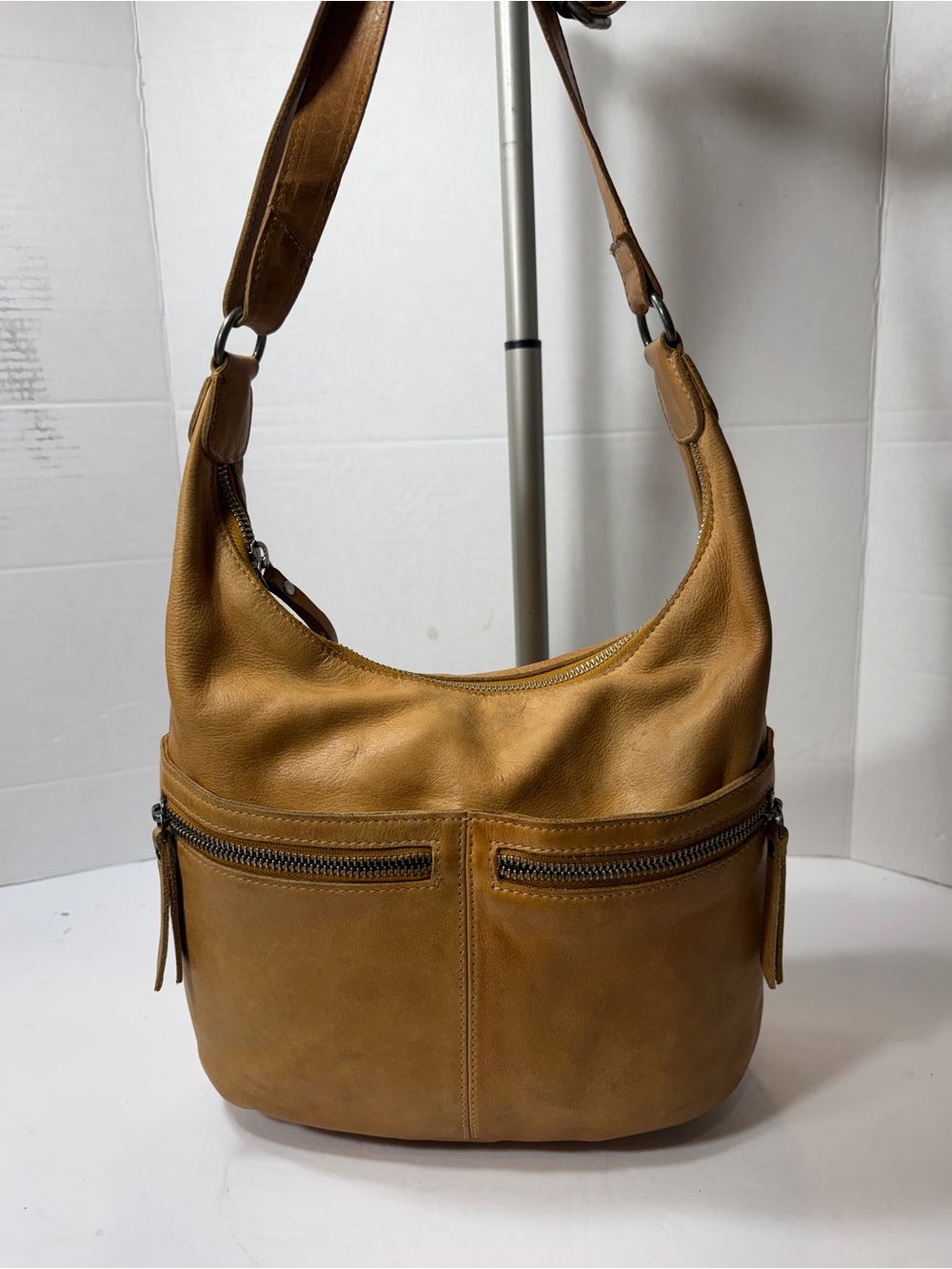 Latico USA  Tan Leather crossbody Bag